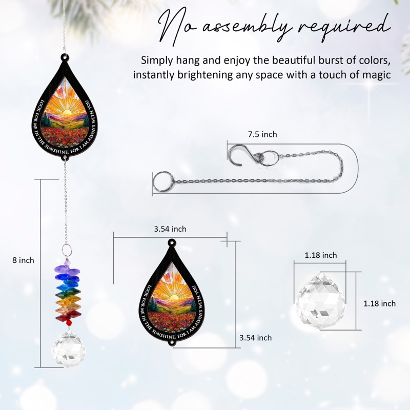 Look For Me In The Sunshine - Memorial Gift