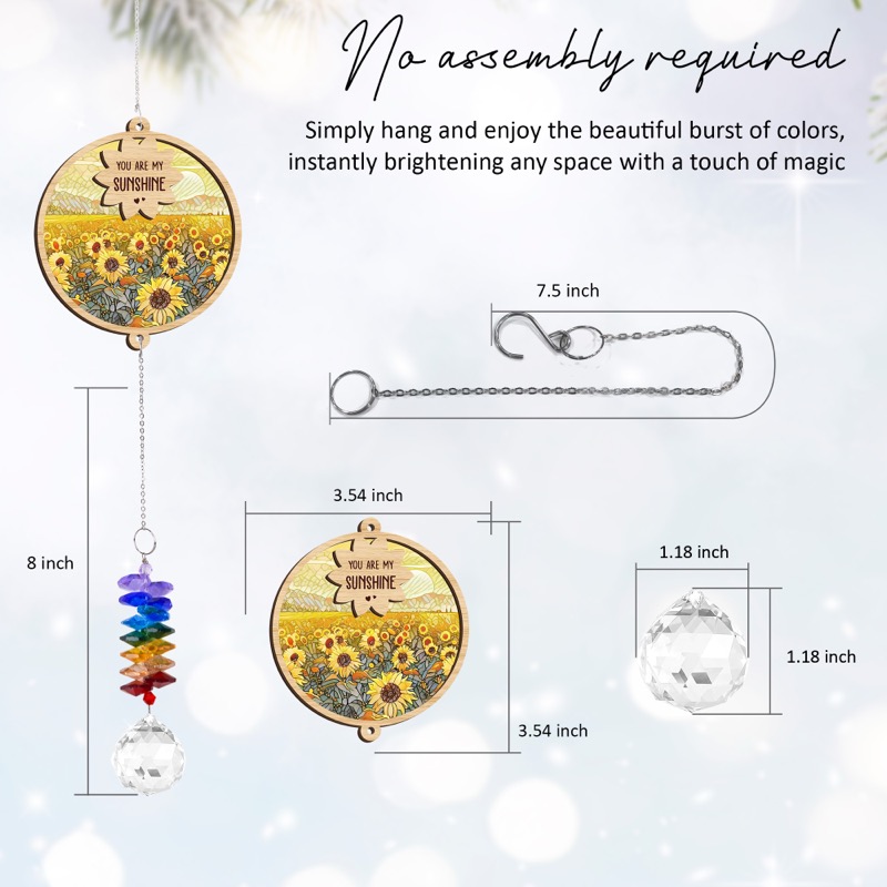 You Are My Sunshine - Sunflower Suncatcher
